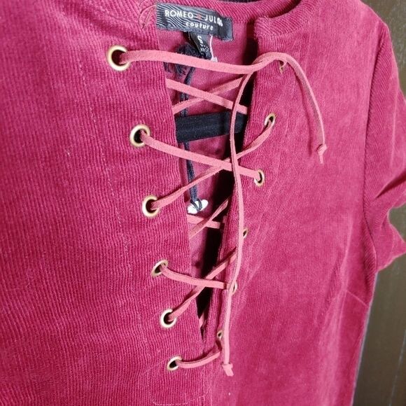 NWOT Romeo and Juliet Couture Corduroy Dress - Picture 5 of 14